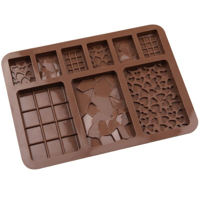 Fantastic 9-Shape Silicone Chocolate Mold
