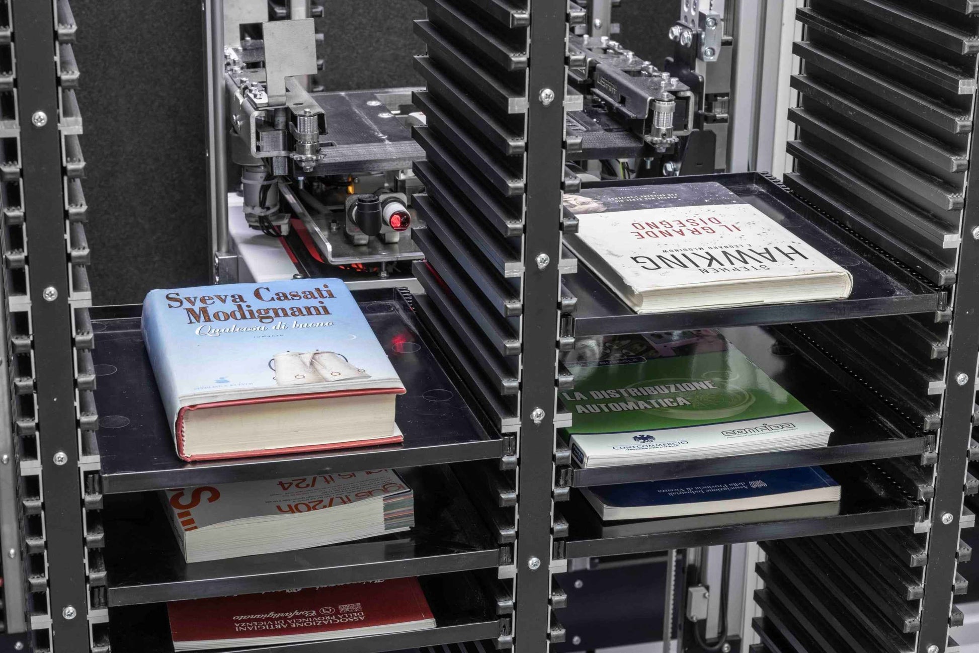 LIBRARY 230 | 650 | 1000 DISTIBUTORE A VASSOI DI LIBRI