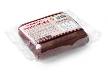 250 gr. Marrone. Pasta di zucchero Model Saracino. Gluten Free