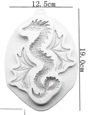 Grande Drago Alato. Dinosauro. Spettacolare stampo in silicone