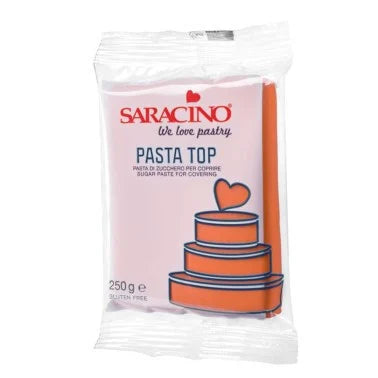 Arancione. Pasta di zucchero Top Saracino 250 gr.