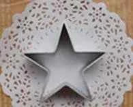 Quadrati. Set 3 Stampi espulsione Tagliapasta di varie misure.