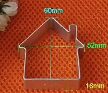 Quadrati. Set 3 Stampi espulsione Tagliapasta di varie misure.