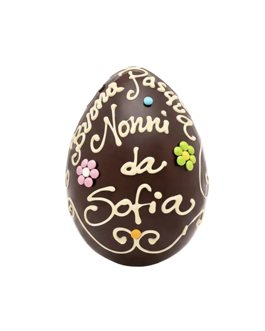 UOVO CIOCCOLATO PERSONALIZZABILE.     600 GRAMMI.