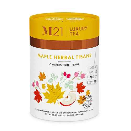 Maple Luxury Herbal Tea - 12ct Luxury Canister