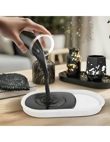 AQUA RESIN BLACK – Gesso premium in Nero Assoluto, naturale, atossico e sicuro