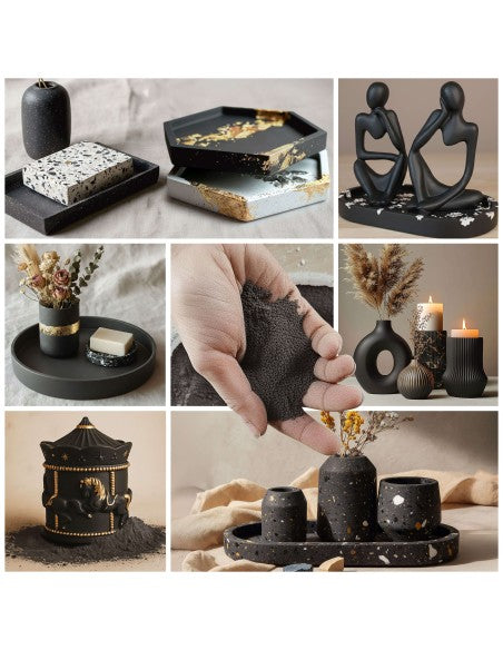 AQUA RESIN BLACK – Gesso premium in Nero Assoluto, naturale, atossico e sicuro