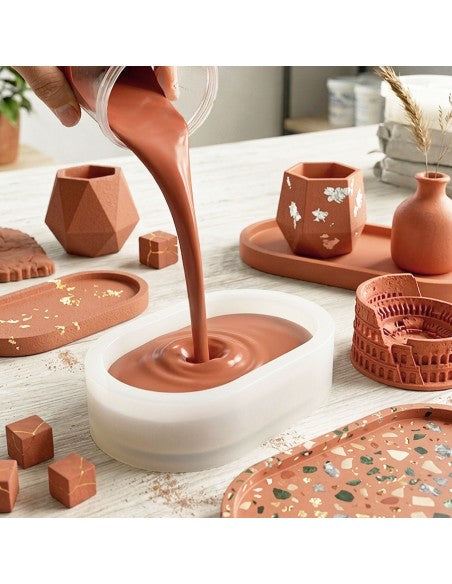 AQUA RESIN TERRACOTTA ROMA – Gesso alfa premium color terracotta, naturale, atossico e sicuro
