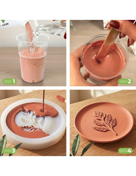 AQUA RESIN TERRACOTTA ROMA – Gesso alfa premium color terracotta, naturale, atossico e sicuro