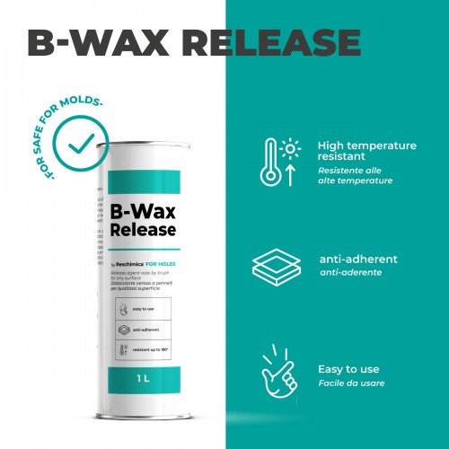B-WAX RELEASE - Distaccante a pennello di alta qualità, impedisce l'adesione tra gomme siliconiche e resine