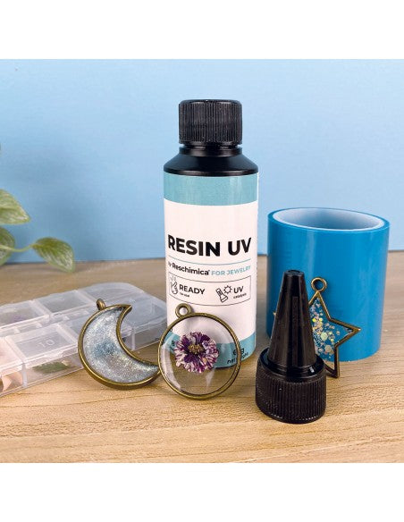 FIL CRISTAL UV - Resina UV trasparente monocomponente con filtro anti-ingiallimento, ideale per bijoux e gioielli