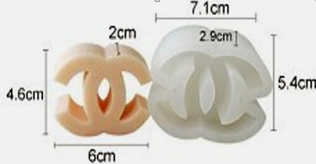 Logo Griffe CH. in varie misure Stampo in silicone