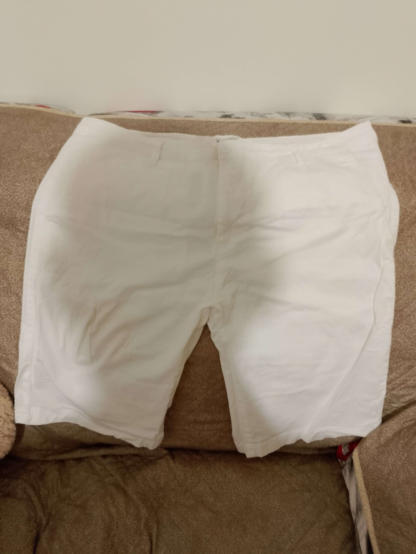 Pantaloncino ANDREA FALCO.ESTATE.Bianco.casual unisex.Taglia 54/L - WORLD PRODUCTS SHOP