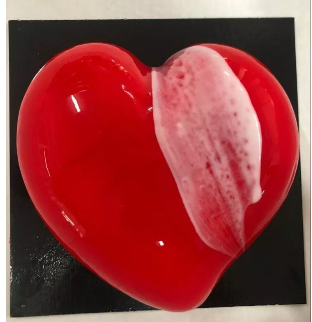 Torta San valentino glassa alla fragola e cioccolato.By Chef Giovanni Pantaleo - WORLD PRODUCTS SHOP