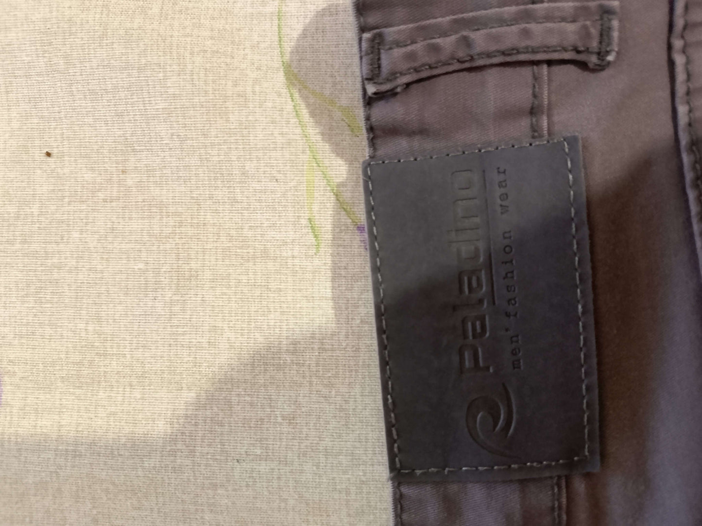 Pantalone Uomo. GRIGIO. ESTATE. Pantalone Elegante casual. Tasca America.   Taglia 52/L - WORLD PRODUCTS SHOP