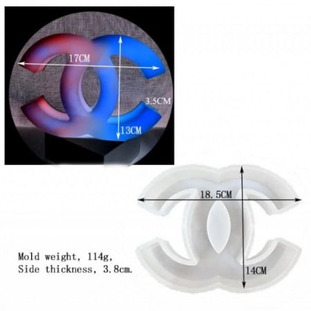 Logo Griffe CH. in varie misure Stampo in silicone