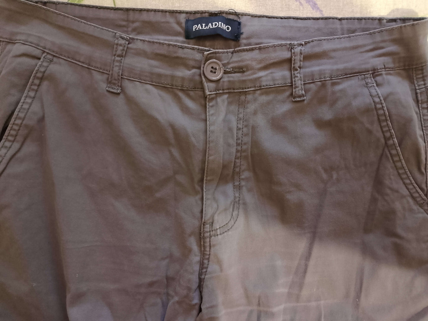 Pantalone Uomo. GRIGIO. ESTATE. Pantalone Elegante casual. Tasca America.   Taglia 52/L - WORLD PRODUCTS SHOP