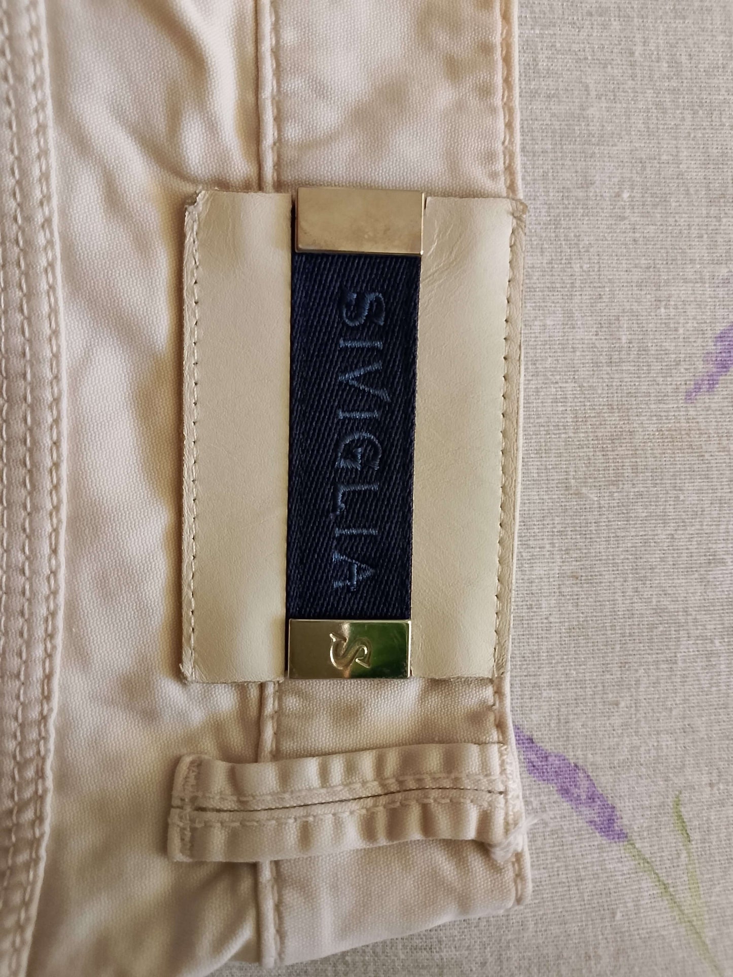 Pantaloni cotone Siviglia. beige Originali. NUOVI.         Tg 52/54 - WORLD PRODUCTS SHOP