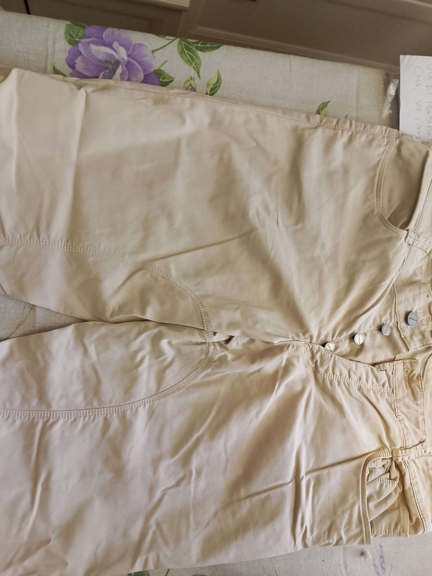 Pantaloni cotone Siviglia. beige Originali. NUOVI.         Tg 52/54 - WORLD PRODUCTS SHOP