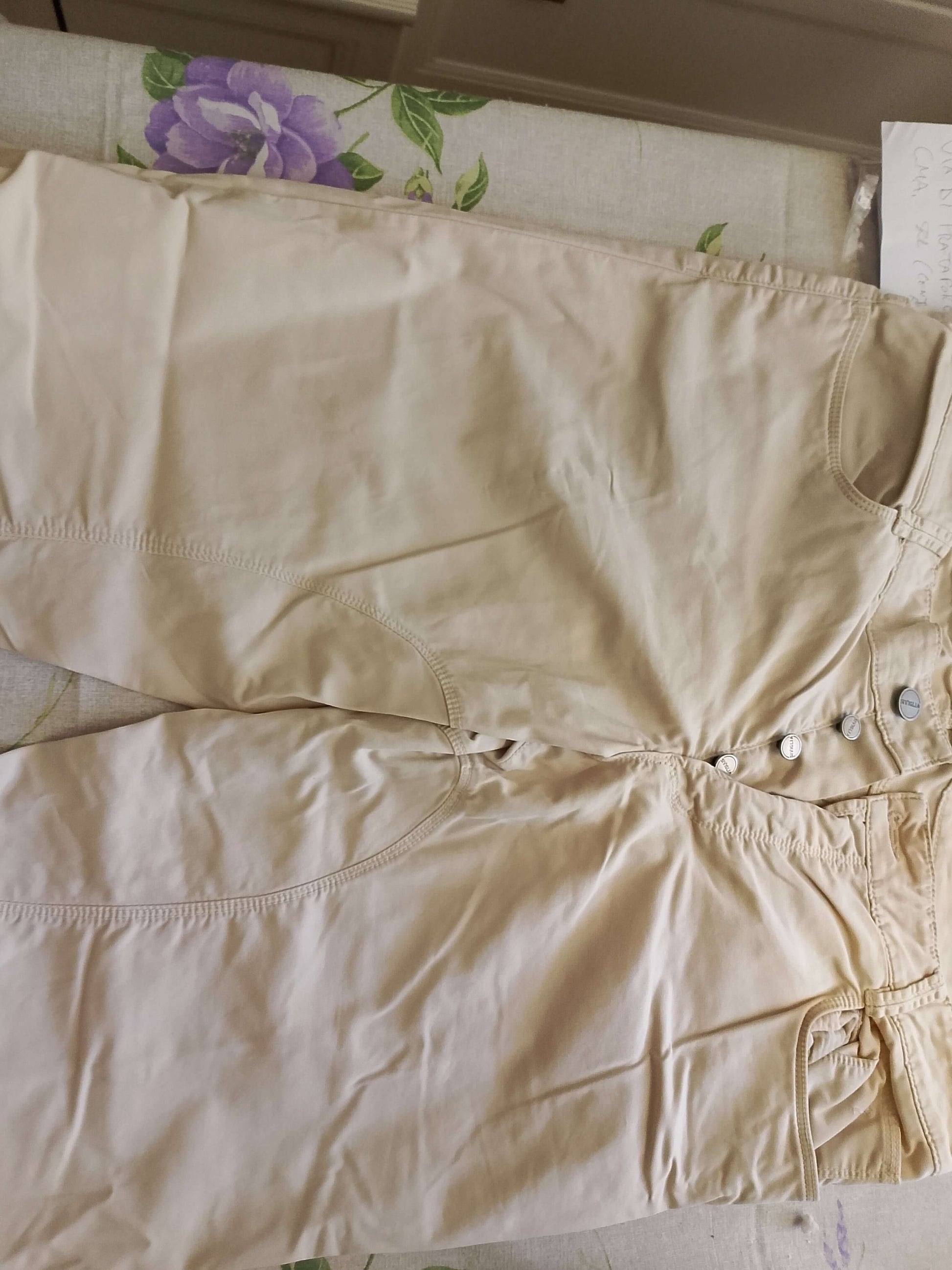 Pantaloni cotone Siviglia. beige Originali. NUOVI.         Tg 52/54 - WORLD PRODUCTS SHOP